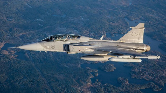 Saab Gripen D Mit Electronic Attack Jammer Po