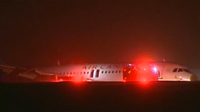 Air Canada A320 Unfall Halifax