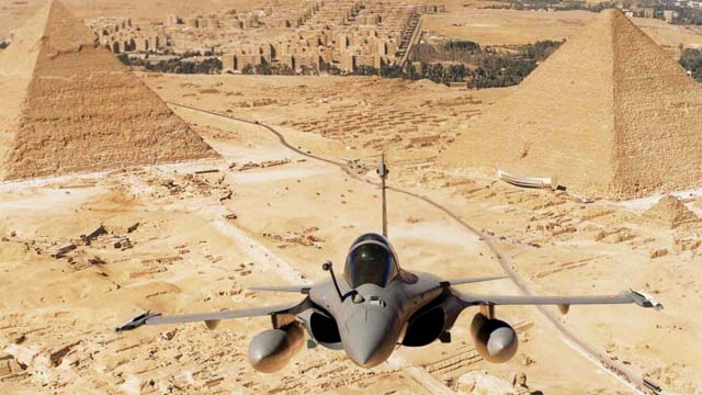 Dassault Rafale over Egypt