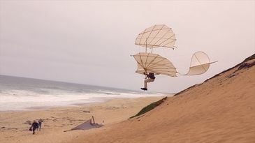 DLR Otto Lilienthal Gleiternachbau im Flug