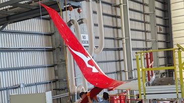 Qantas Split Scimitar Winglets 737 1