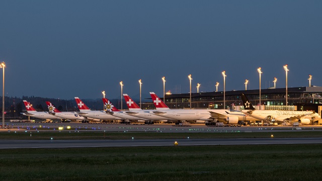 Flughafen Zrh Nacht