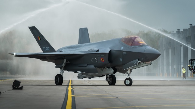 F35 a Lightning Ii Belgium Air Force Florennes