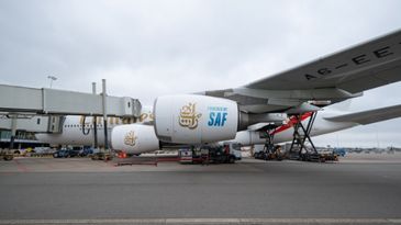 Emirates Amsterdam Saf Fuel Beimischung