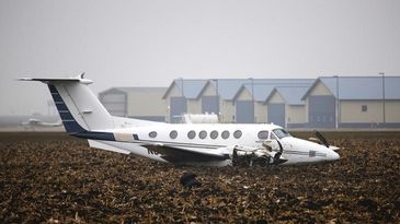 Beechcraft 200 Super King Air Bruchlandung