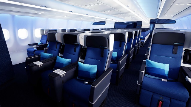 Discover Airlines Ocean Blue Premium Economy