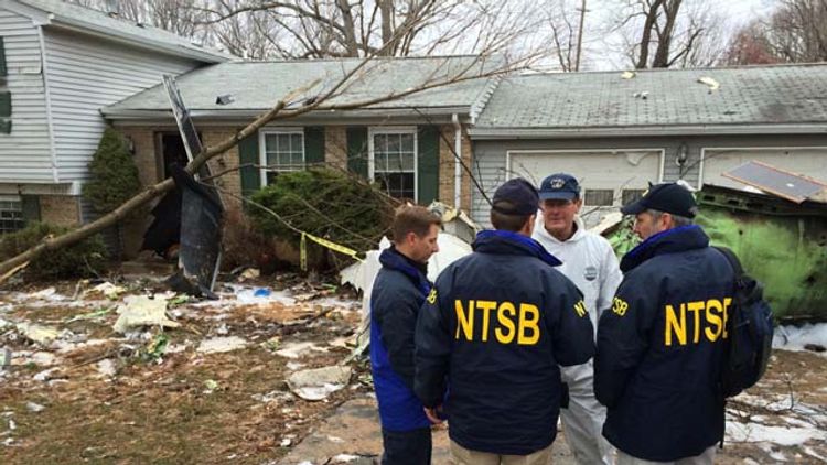 Foto: NTSB, Phenom 100 Crash in Gaithersburg