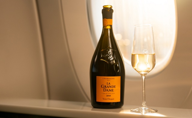 Lufthansa Champagner La Grande Dame Veuve Clicquot