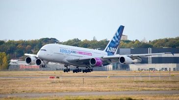 Trent XWB-97 on A380 first flight