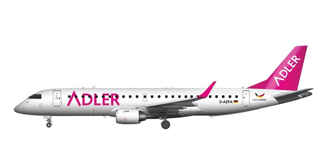 German Airways Embraer E190 Adler