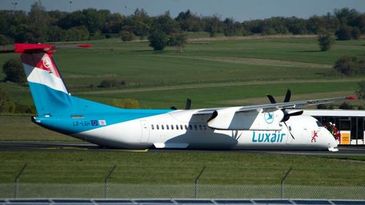 Luxair Bauchlandung