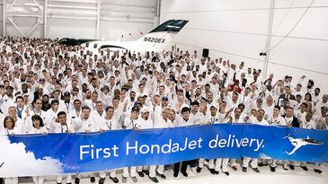 HondaJet first delivery