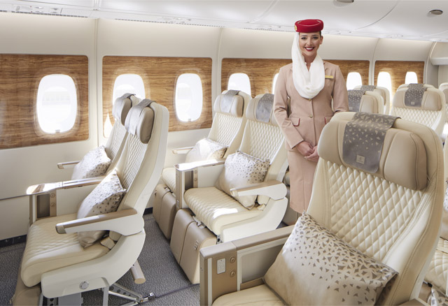 Emirates Airlines neue Premium Economy Airbus
