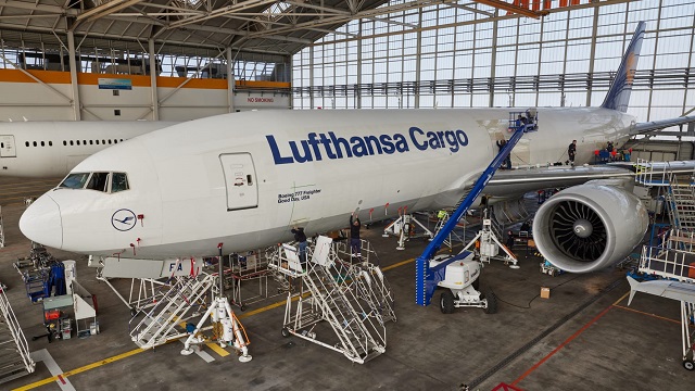 Lufthansa Cargo Boeing 777F AeroSHARK