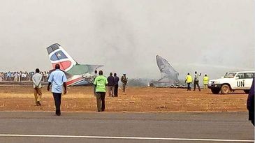 Antonov 26 Bruchlandung Sudan