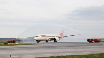 Boeing Dreamliner 787-800 in Wien