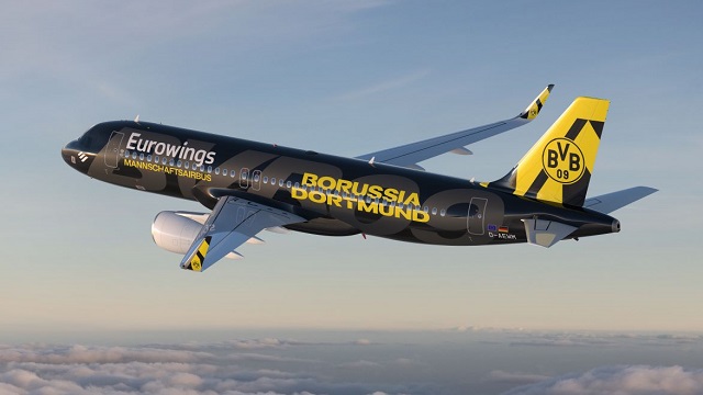 Mannschaftsairbus Bvb