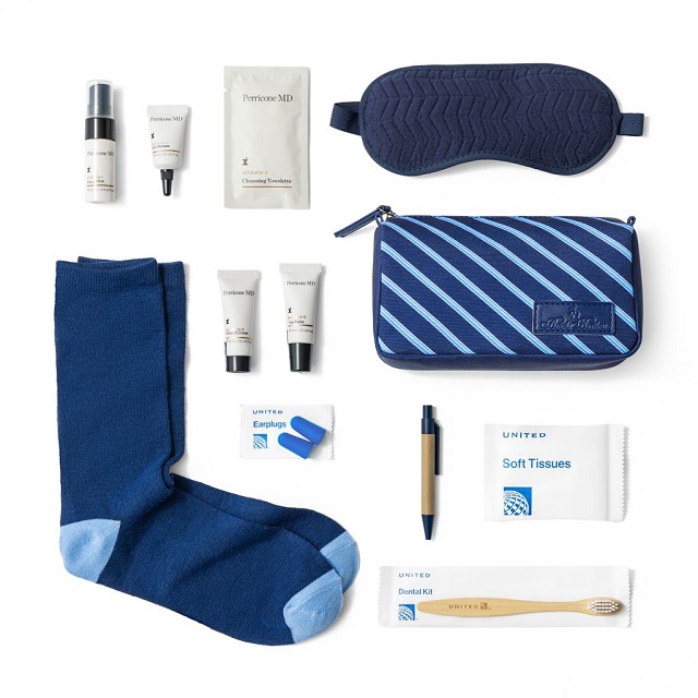 United Airlines Brooks Brothers Amenity Kit 2
