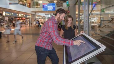 Infokiosk Flughafen Hamburg