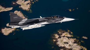 Saab Gripen E mit Meteor Lenkwaffe