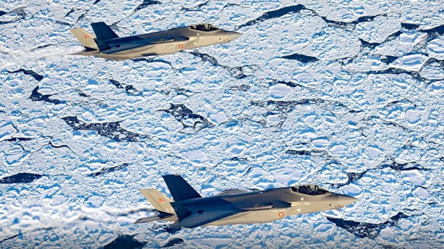Danish F35 Over Greenland 4