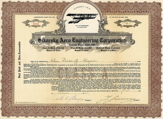 Sikorsky Aero Engineering Corp Aktie