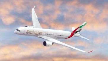 Emirates Airbus A350 Render