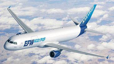 EFW Airbus A321P2F Umbaufrachter