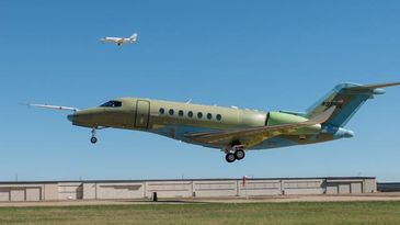 Cessna Citation Longitude First Flight