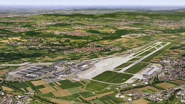 Flughafen Stuttgart Luftbild 2023