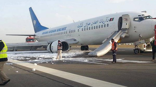 Ariana Afghan Airlines 737 Bruchlandung