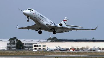 Dassault Falcon 6X Start zum Jungfernflug