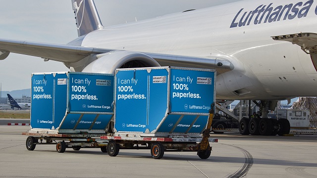 Lufthansa Cargo Container